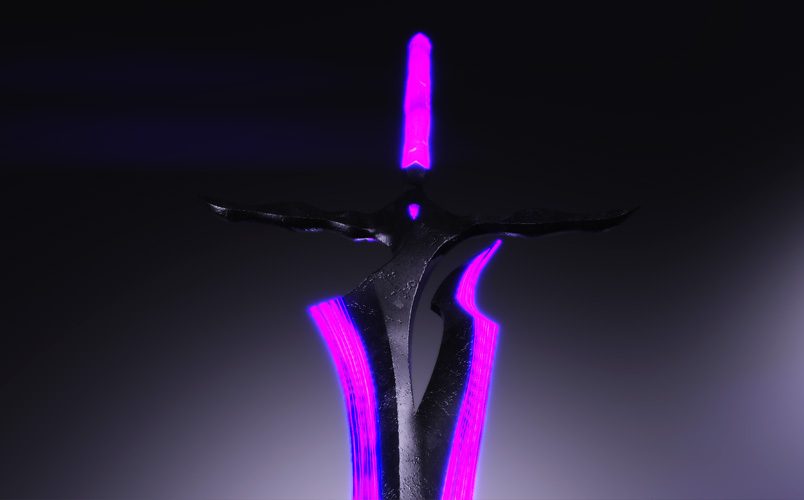 [Mod] Crystal Edge – 1h and 2h Glowing Sword – The Winking Skeever